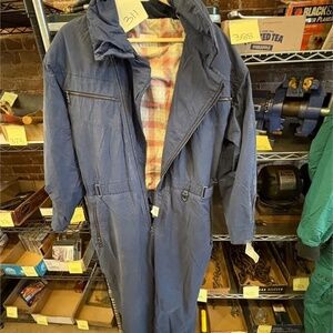 Bogner 90s Ski Suit One Piece Color Block Back Hidden Hood Mens 40 Navy Vtg Snow